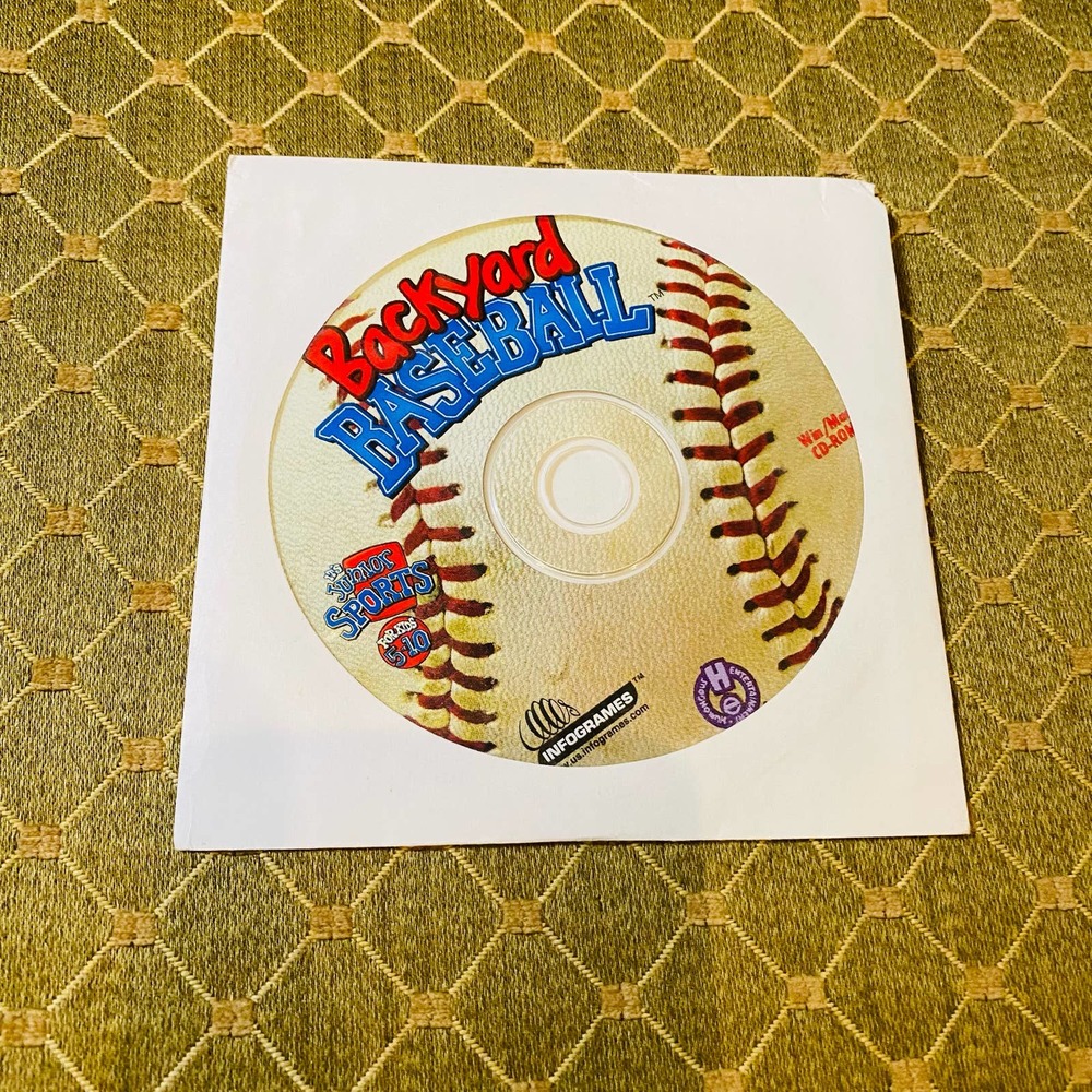 Backyard Baseball CD Rom Computer Game